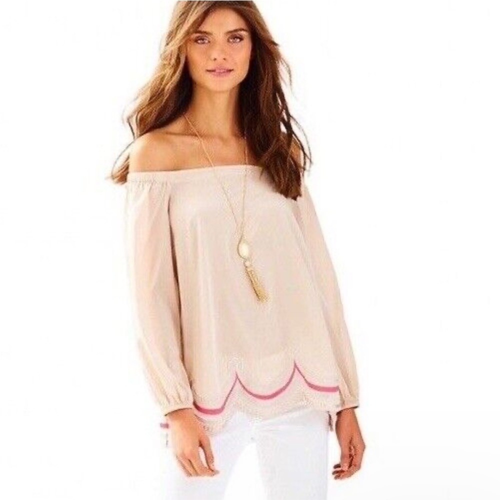 Lilly‎ Pulitzer Adira Silk Top H4